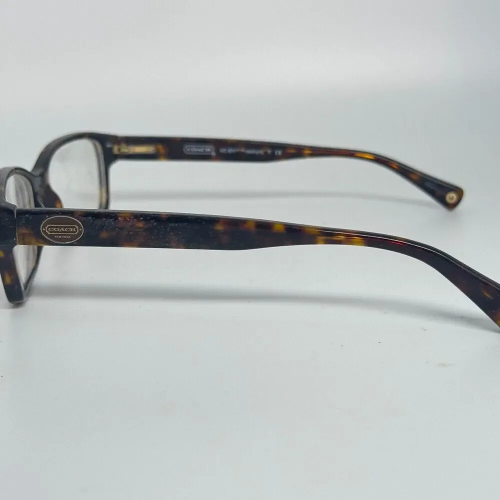 Coach Brooklyn HC 6040 5001 Dark Tortoise Brown Eyeglasses Frames 52-16‎ H15989
